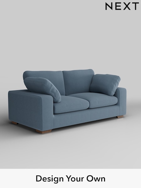 Relaxed Linen Look/Mid Blue N Premium The Snuggle Grand (H37195) | £1,799