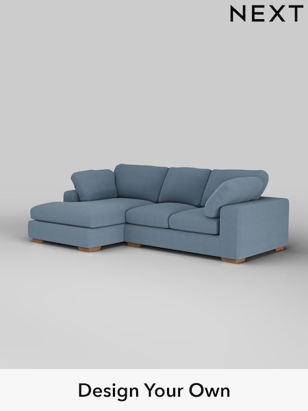 Relaxed Linen Look/Mid Blue N Premium The Snuggle Grand (H37195) | £2,575