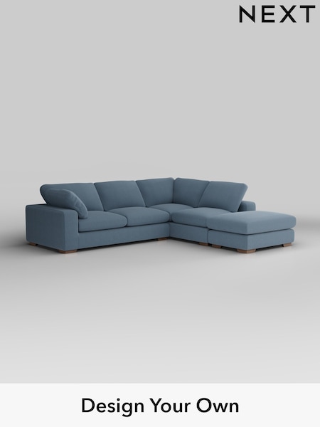 Relaxed Linen Look/Mid Blue N Premium The Snuggle Grand (H37195) | £3,499