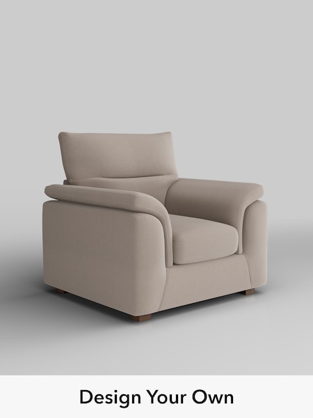 Relaxed Linen Look/Mid Natural Hayden Highback (H37197) | £750