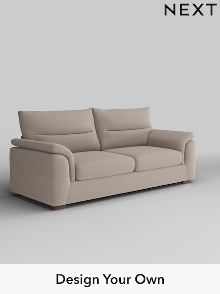 Relaxed Linen Look/Mid Natural Hayden Highback (H37197) | £1,325