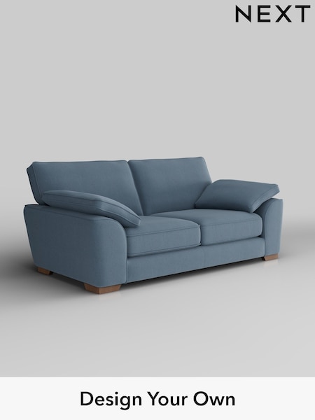 Relaxed Linen Look/Mid Blue Stamford Grand Relaxed Sit (H37198) | £1,725