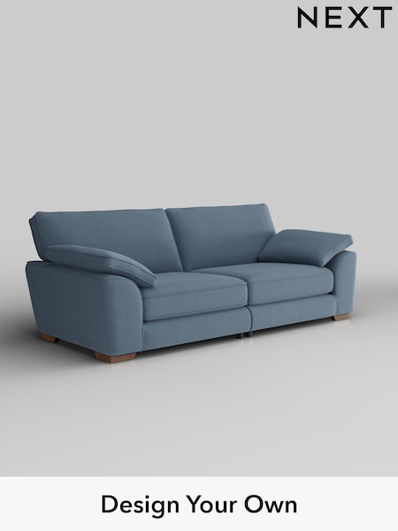 Relaxed Linen Look/Mid Blue Stamford Grand Relaxed Sit (H37198) | £1,799