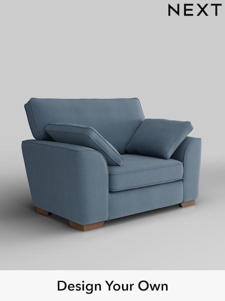 Relaxed Linen Look/Mid Blue Stamford (H37199) | £850