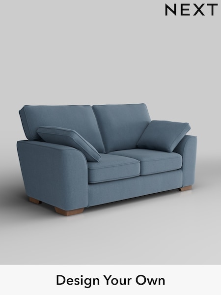 Relaxed Linen Look/Mid Blue Stamford (H37199) | £1,150