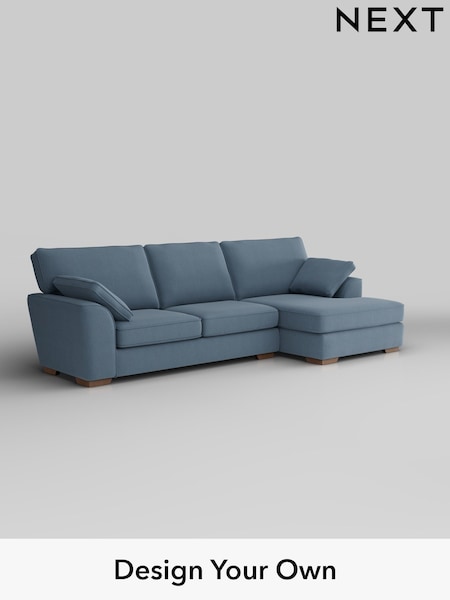 Relaxed Linen Look/Mid Blue Stamford (H37199) | £1,950