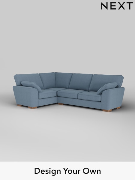 Relaxed Linen Look/Mid Blue Stamford (H37199) | £2,075