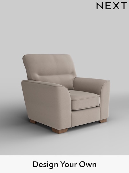 Relaxed Linen Look/Mid Natural Stamford Highback (H37211) | £799