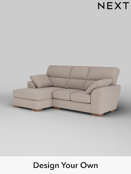 Relaxed Linen Look/Mid Natural Stamford Highback (H37211) | £1,775
