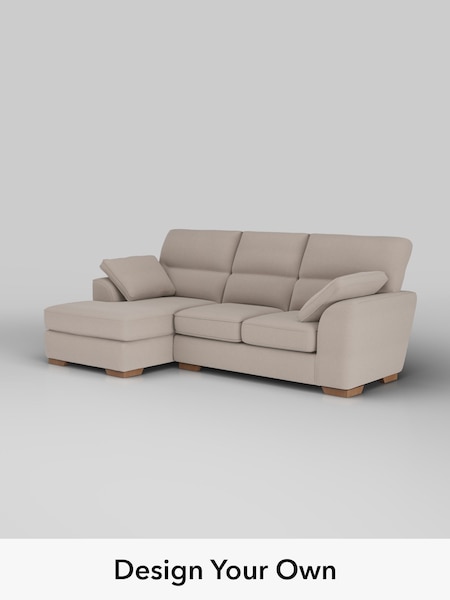 Relaxed Linen Look/Mid Natural Stamford Highback (H37211) | £1,875