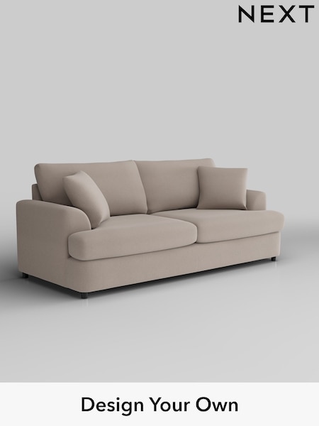 Relaxed Linen Look/Mid Natural Parker Platform (H37214) | £1,375