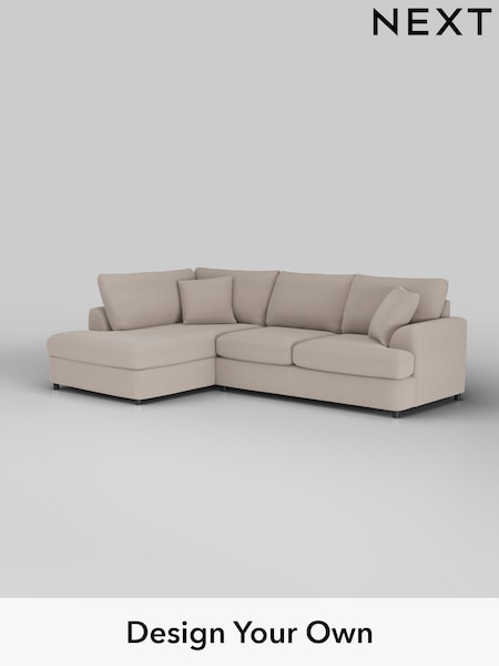 Relaxed Linen Look/Mid Natural Parker Platform (H37214) | £2,250