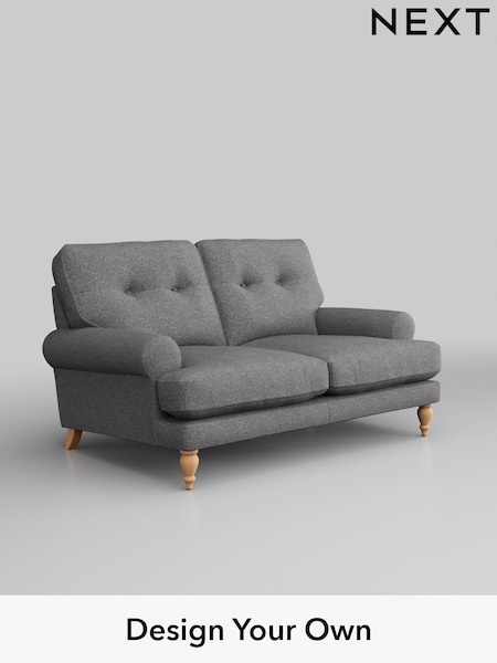 Studio Chenille/Mid Grey Erin Buttoned Back Deep Relaxed Sit (H37220) | £1,099