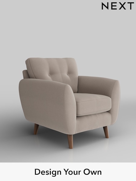 Relaxed Linen Look/Mid Natural Wilson Buttoned Back (H37221) | £599