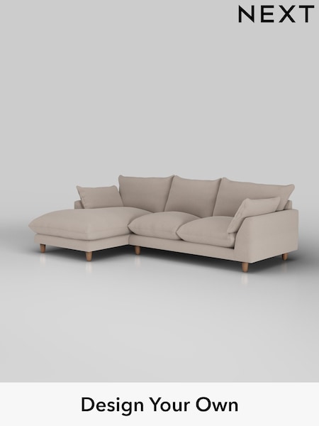 Relaxed Linen Look/Mid Natural Noa Deep Relaxed Sit (H37224) | £1,875