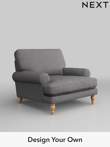 Studio Chenille/Mid Grey Erin Deep Relaxed Sit (H37225) | £750