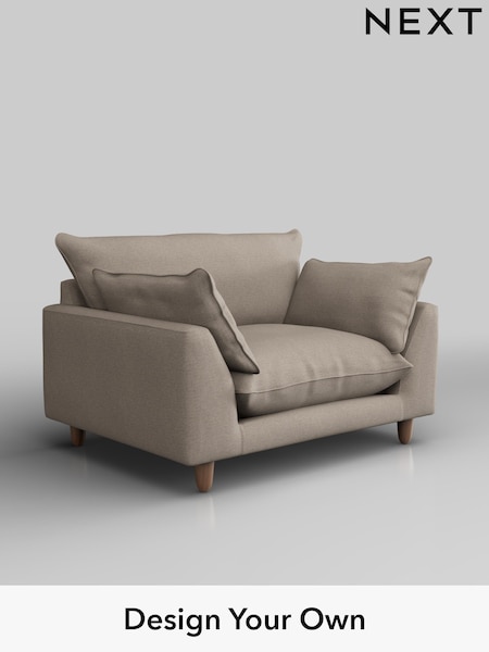Studio Chenille/Mid Natural Noa Deep Relaxed Sit (H37239) | £850