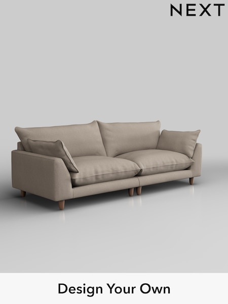 Studio Chenille/Mid Natural Noa Deep Relaxed Sit (H37239) | £1,250