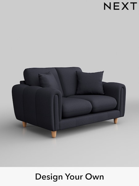 Tweedy Blend Easy Clean/Dark Slate Blue Odella (H37248) | £1,075