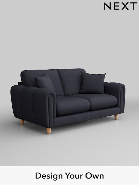 Tweedy Blend Easy Clean/Dark Slate Blue Odella (H37248) | £1,175