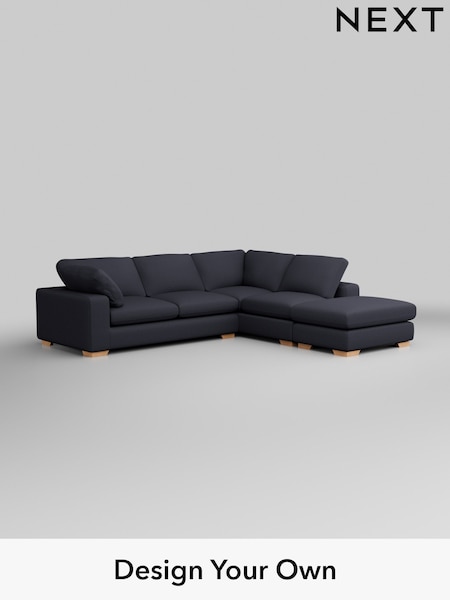 Tweedy Blend Easy Clean/Dark Slate Blue N Premium The Snuggle Grand (H37252) | £3,399