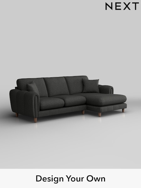 Tweedy Blend Easy Clean/Charcoal Grey Odella (H37253) | £1,850