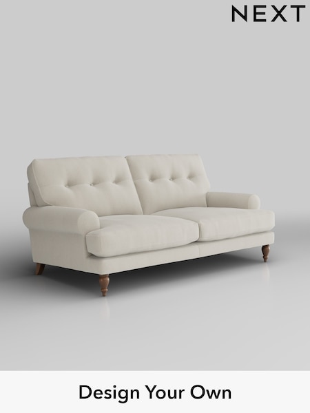 Relaxed Linen Look/Oyster Erin Buttoned Back Deep Relaxed Sit (H37258) | £1,325