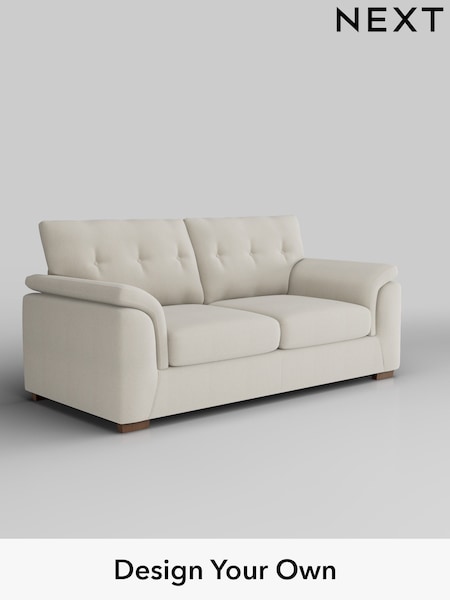 Relaxed Linen Look/Oyster Hayden Buttoned Back (H37266) | £1,225