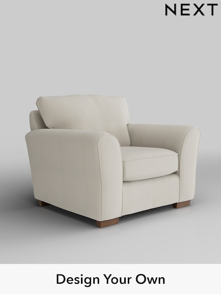 Relaxed Linen Look/Oyster Michigan Ii (H37267) | £625