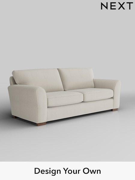 Relaxed Linen Look/Oyster Michigan Ii (H37267) | £1,075
