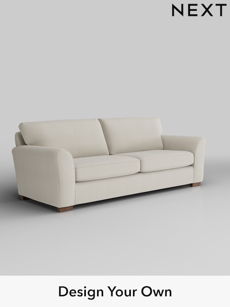 Relaxed Linen Look/Oyster Michigan Ii (H37267) | £1,125