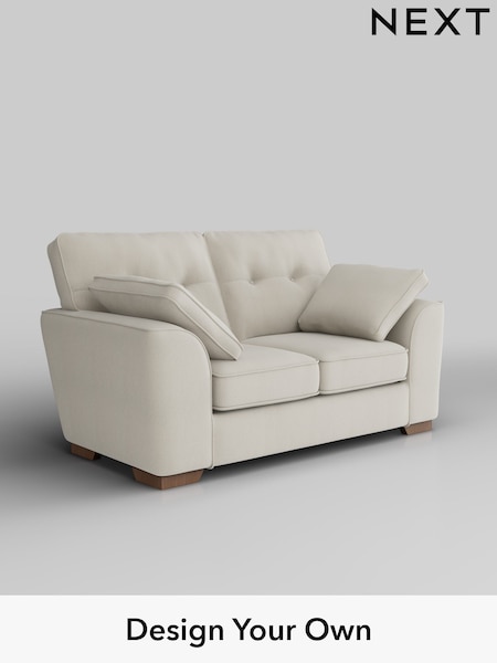 Relaxed Linen Look/Oyster Stamford Buttoned Back (H37273) | £1,099