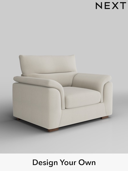 Relaxed Linen Look/Oyster Hayden Highback (H37275) | £850