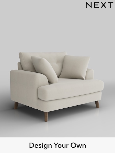 Relaxed Linen Look/Oyster Parker Buttoned Back (H37276) | £1,025