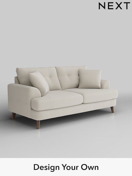 Relaxed Linen Look/Oyster Parker Buttoned Back (H37276) | £1,425