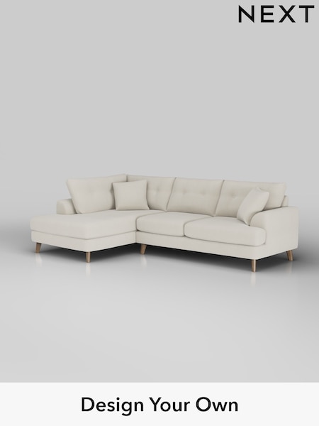 Relaxed Linen Look/Oyster Parker Buttoned Back (H37276) | £2,325