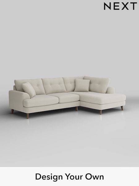 Relaxed Linen Look/Oyster Parker Buttoned Back (H37276) | £2,325