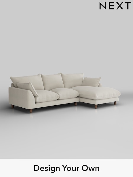 Relaxed Linen Look/Oyster Noa Deep Relaxed Sit (H37278) | £1,875