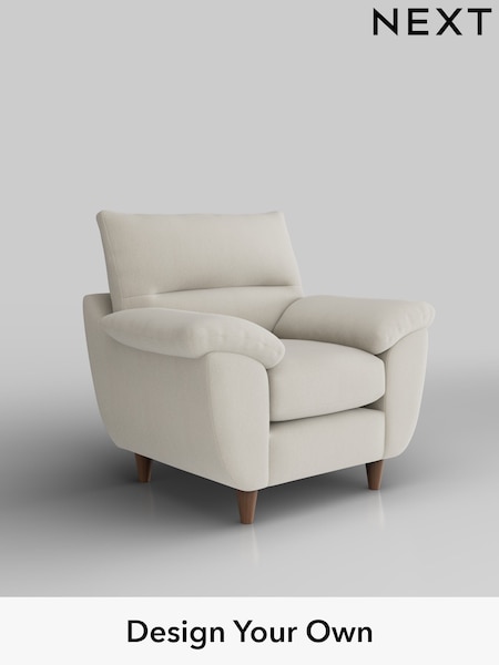 Relaxed Linen Look/Oyster Elliot Highback (H37279) | £675