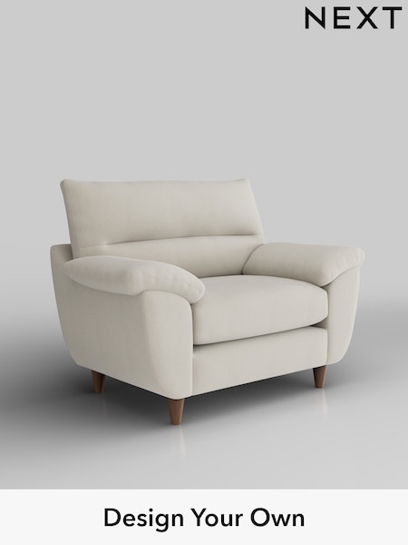 Relaxed Linen Look/Oyster Elliot Highback (H37279) | £775