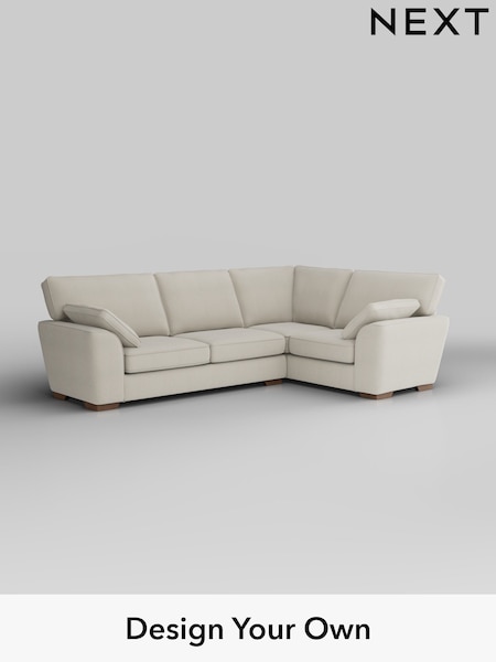 Relaxed Linen Look/Oyster Stamford (H37282) | £2,075