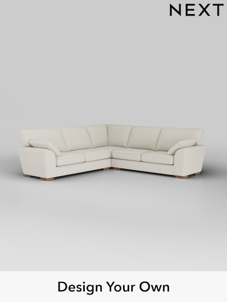 Relaxed Linen Look/Oyster Stamford (H37282) | £2,550