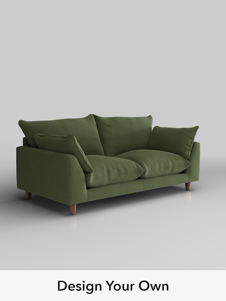 Ripple Chenille/Mid Moss Green Noa Deep Relaxed Sit (H37289) | £1,175