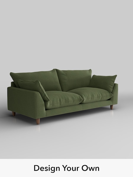 Ripple Chenille/Mid Moss Green Noa Deep Relaxed Sit (H37289) | £1,275