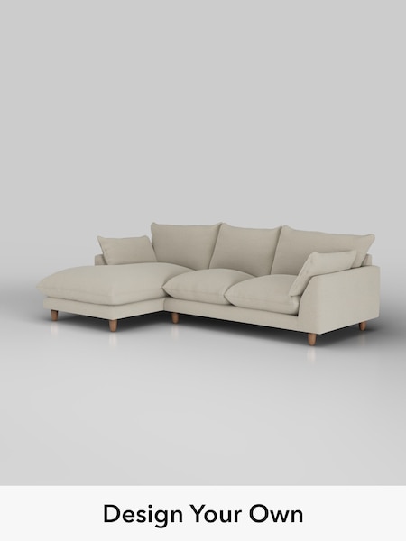 Ripple Chenille/Light Natural Noa Deep Relaxed Sit (H37290) | £1,875
