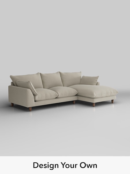 Ripple Chenille/Light Natural Noa Deep Relaxed Sit (H37290) | £1,875