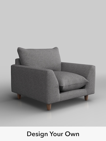 Studio Chenille/Mid Grey Noa Deep Relaxed Sit (H37291) | £750