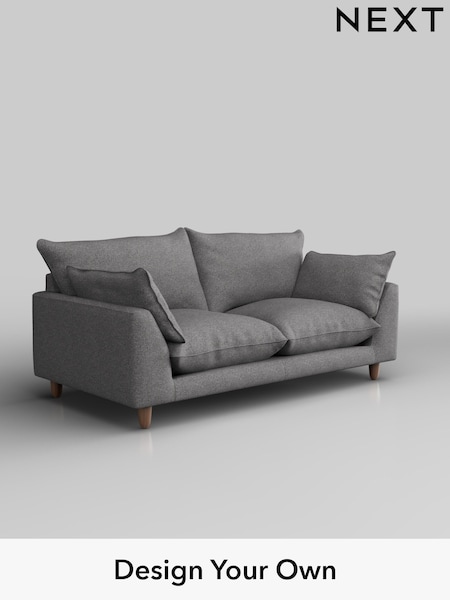 Studio Chenille/Mid Grey Noa Deep Relaxed Sit (H37291) | £1,050