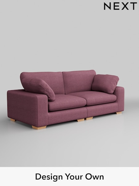 Tweedy Blend Easy Clean/Mid Mulberry Purple N Premium The Snuggle Grand (H37301) | £1,799