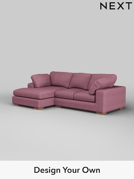Tweedy Blend Easy Clean/Mid Mulberry Purple N Premium The Snuggle Grand (H37301) | £2,475